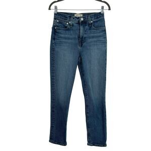 Madewell The Perfect Vintage Jean 25 Blue High Rise Zipper Fly Classic Denim‎